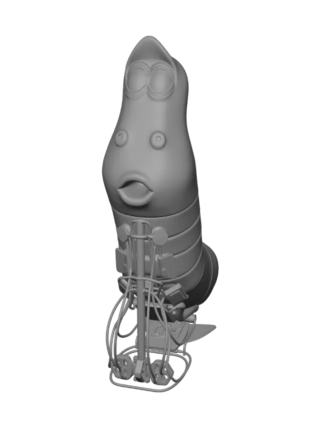 3D model for The Trapped Worm