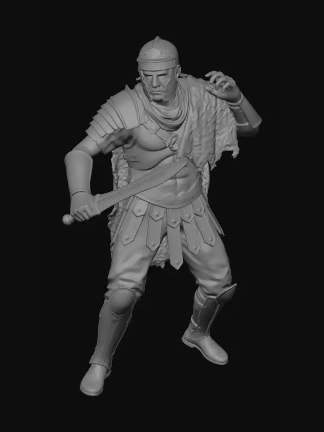 3D model for Bronze Gladiator