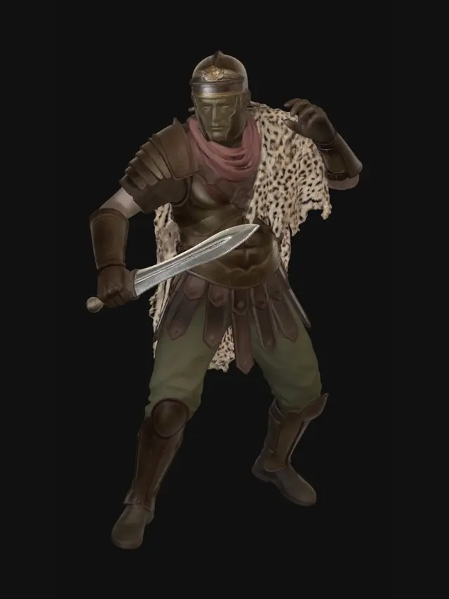 3D model for Bronze Gladiator