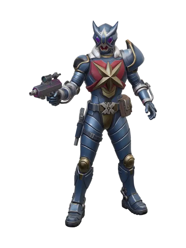Stellar Knight - Acid 3D model, vytvořený pomocí AI