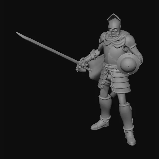 3D model for Crimson Sentinel