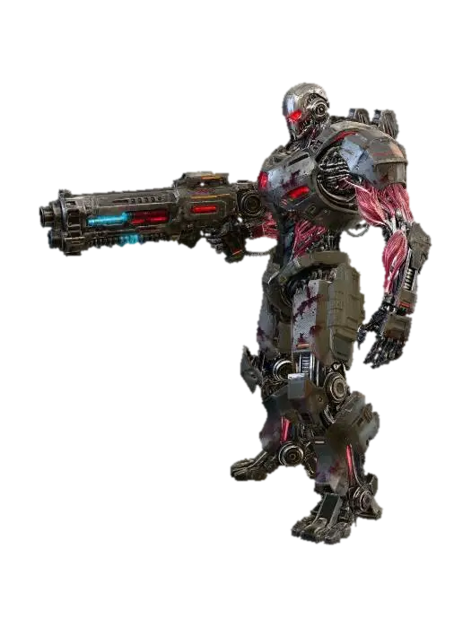 бот - Bot 3D model, vytvořený pomocí AI