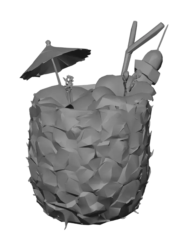 3D model for Pineapple Punch Cup