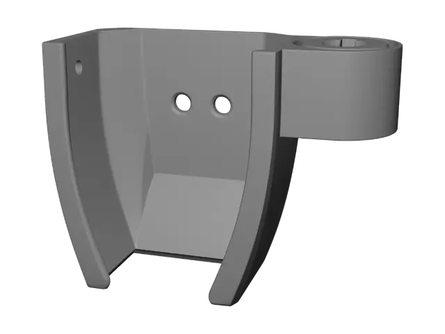 3D model for 3D-Printed U-Shaped Mount with Bearing Sleeve