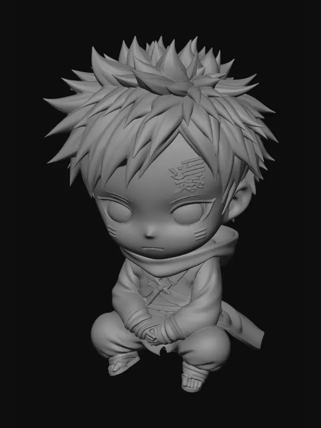 3D model for Desert Chibi Naruto in the Sands