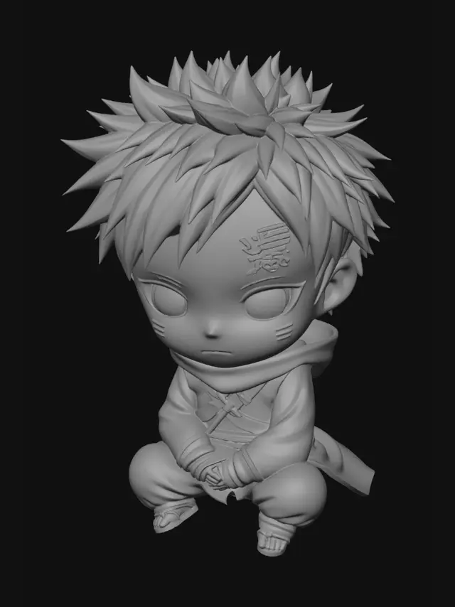 3D model for Desert Chibi Naruto in the Sands