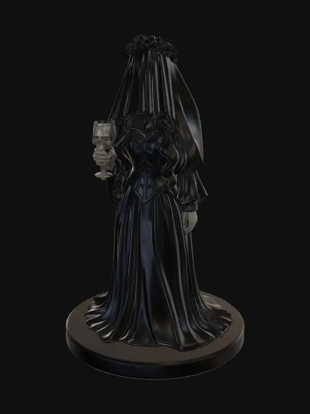 3D model for Veiled Gothic Empress