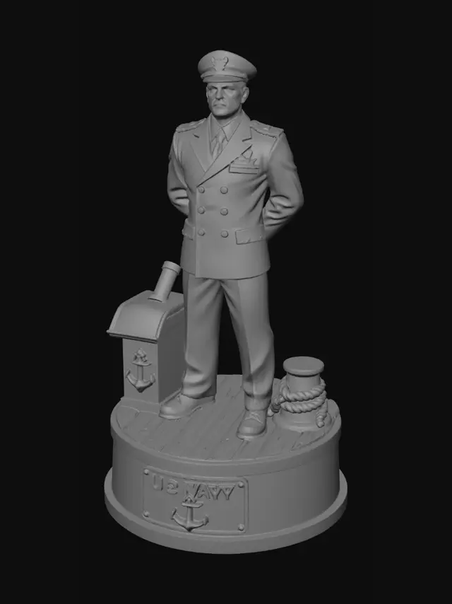 3D model for Anchors Aweigh: U.S. Navy Officer
