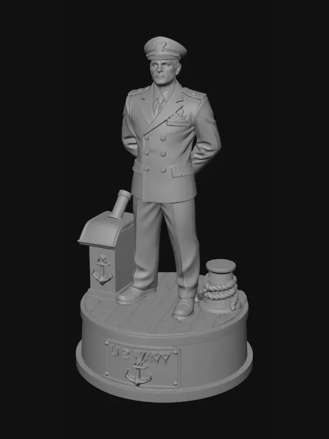 3D model for Anchors Aweigh: U.S. Navy Officer