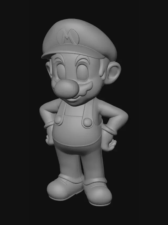 3D model for Mario avec de la couleur