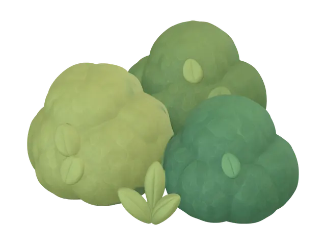 Smiley Onion - Sticker 3D model, vytvořený pomocí AI