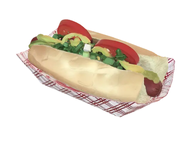 3D model for Loaded Tomato-Topped Hot Dog