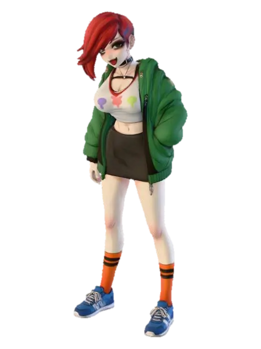 Vibrant Spirit - Alternative 3D model, vytvořený pomocí AI