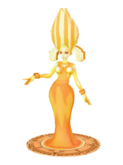 Galactic Flame Guardian - Bliss 3D model, vytvořený pomocí AI