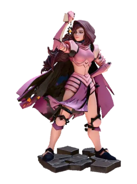 Victorious Shadow - Persona 3D model, vytvořený pomocí AI