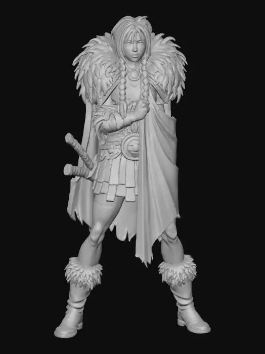 3D model for Warrior of the North