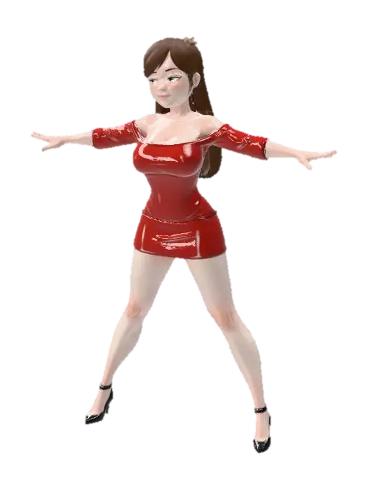 Theater Star - Actor 3D model, vytvořený pomocí AI