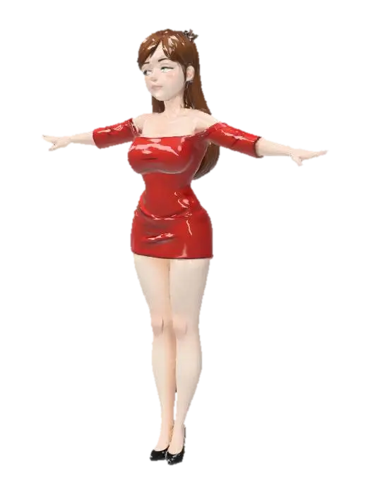 Theater Greeting 3D model, vytvořený pomocí AI