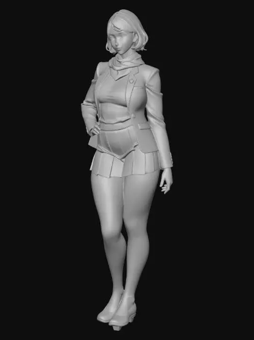 3D model for Golden Hour Portrait