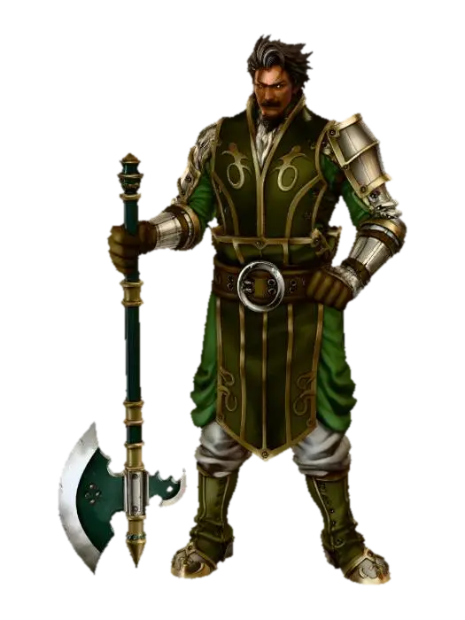 Emerald Warlord - Talisman 3D model, vytvořený pomocí AI
