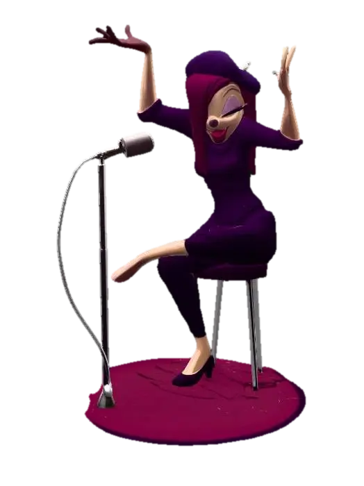 Midnight Spotlight - Show 3D model, vytvořený pomocí AI