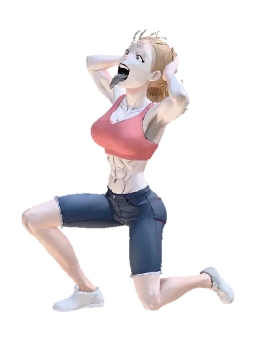Mô hình 3D của Energetic Expression, được tạo bằng AI
