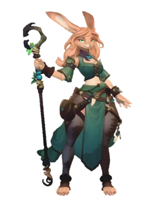 3D model for Harebound Druid, #EasterEgg2026#