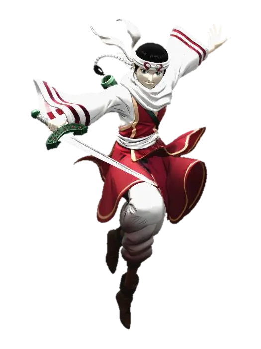 Crimson Blade Dancer Kyoko Hi Shin Unit - Kingdom 3D model, vytvořený pomocí AI
