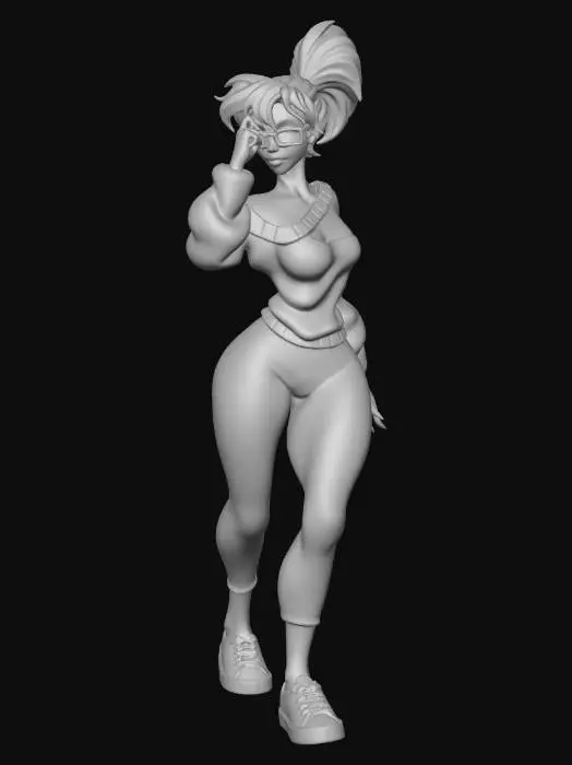 3D model for Confident Casual Chic
