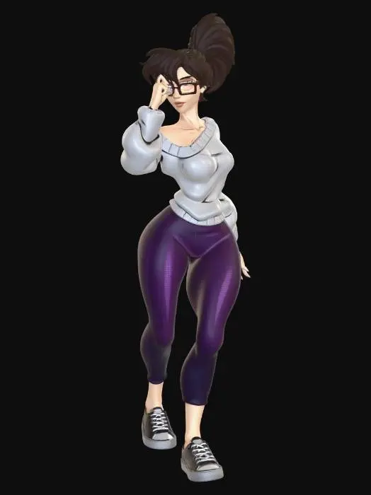 3D model for Confident Casual Chic