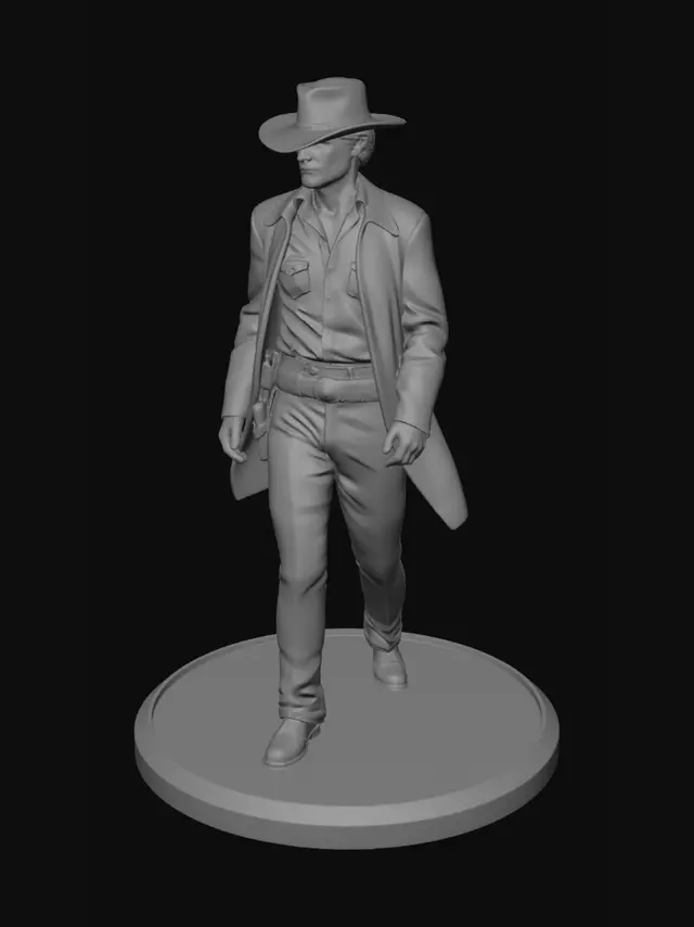 3D model for Desert Cowboy