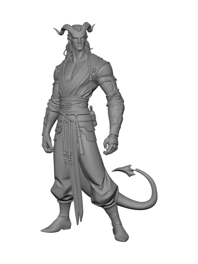 3D model for Crimson Warden