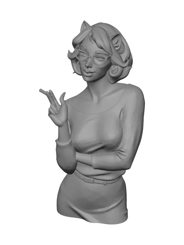 3D model for Smoky Cat-Eye Muse