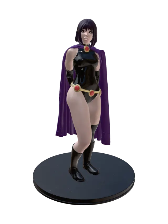 3D model for Raven Cosplay: Dark Sorceress