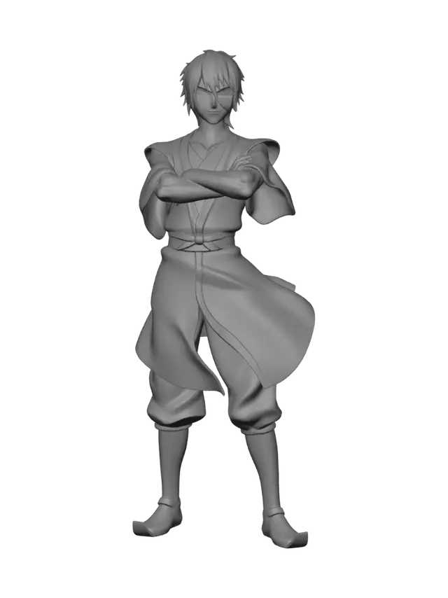 3D model for Scarred Fire Nation Warrior