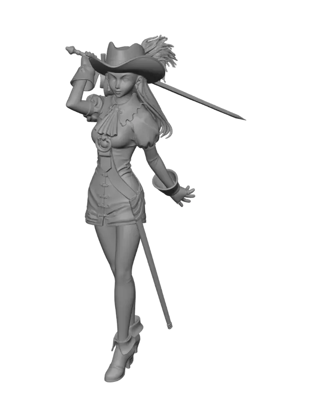 3D model for Purple Corsair