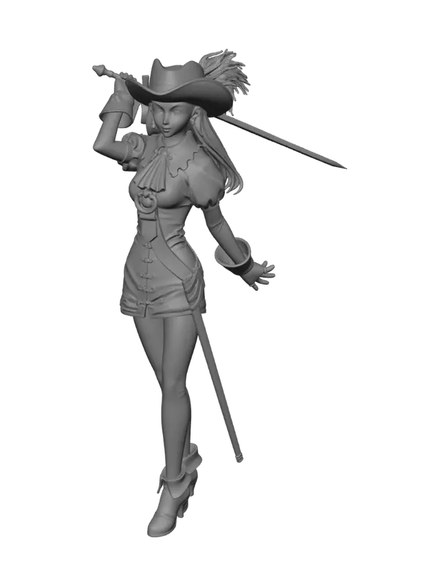 3D model for Purple Corsair