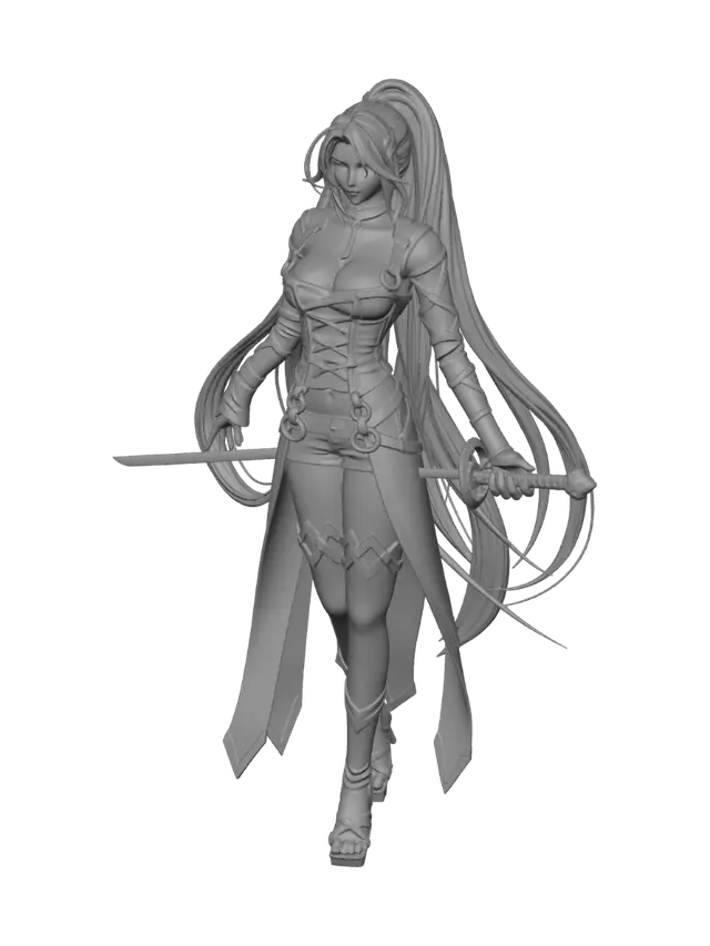 3D model for Scarlet Saber