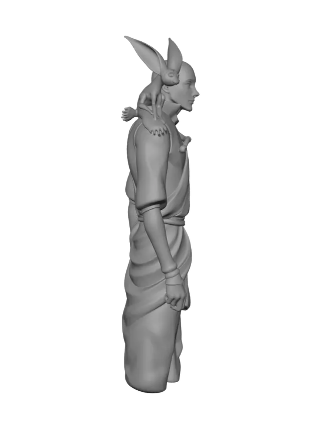 3D model for Aang and the Rabbit Spirit