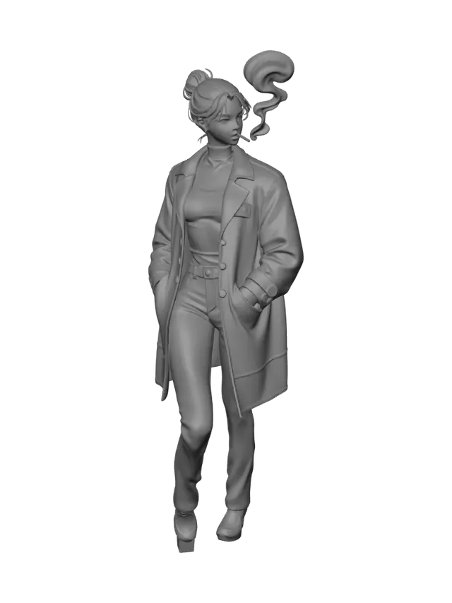 3D model for Noir in Beige