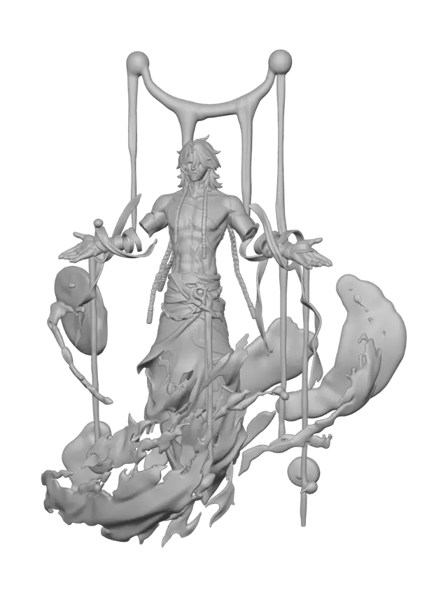 3D model for Gilded Flame Ascendant