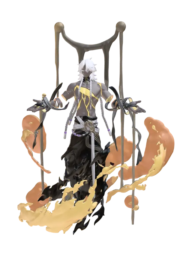 3D model for Gilded Flame Ascendant