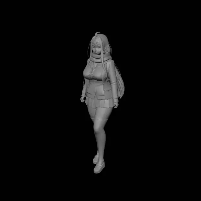 3D model for Moonlit Street Stroll