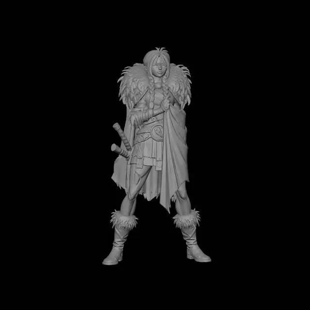 3D model for Warrior of the North