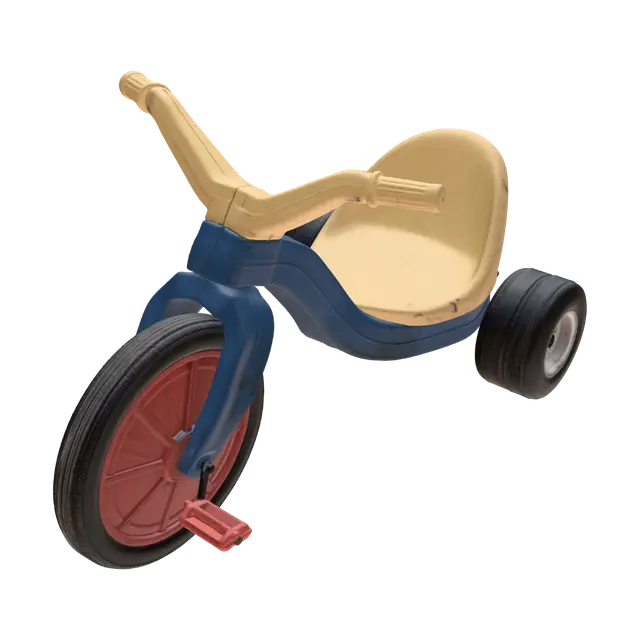 The Big Wheel - Kids 3D model, vytvořený pomocí AI