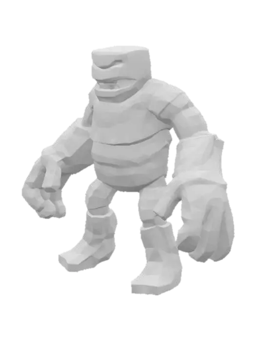 3D model for Golem Guardian
