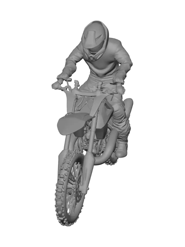 3D model for Airborne Dirt Bike Jump