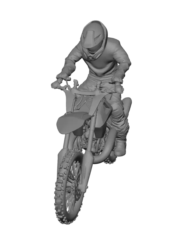 3D model for Airborne Dirt Bike Jump