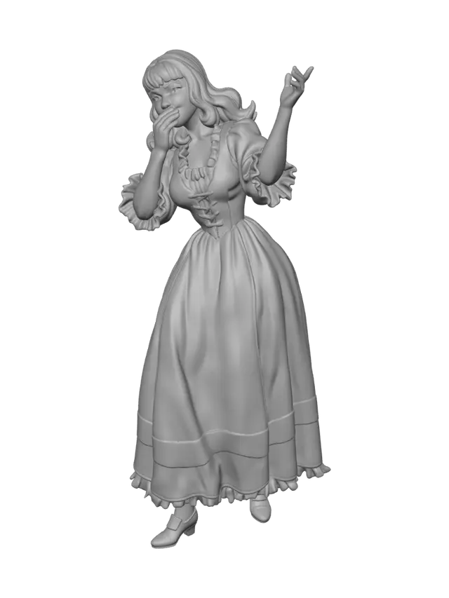 3D model for Alpine Folk Dancer