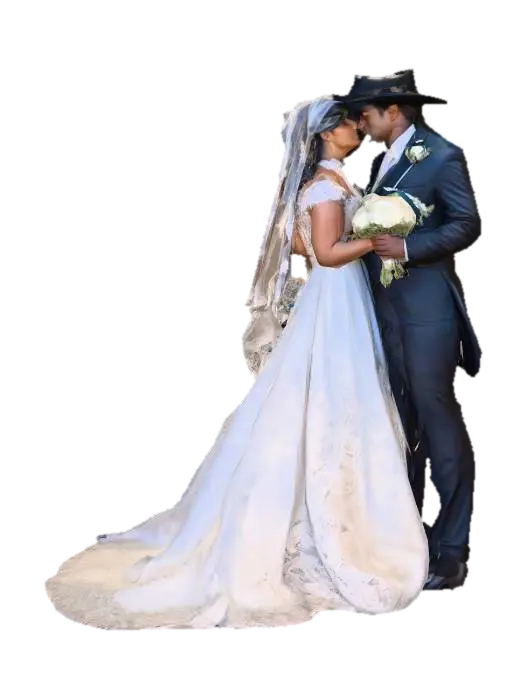 Cowboy & Indian Wedding Cake-Topper - Daughter 3D model, vytvořený pomocí AI